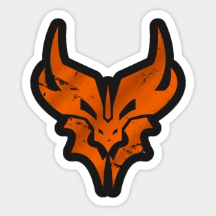 Predacons Transformers Prime - Distressed Metal Insignia Sticker